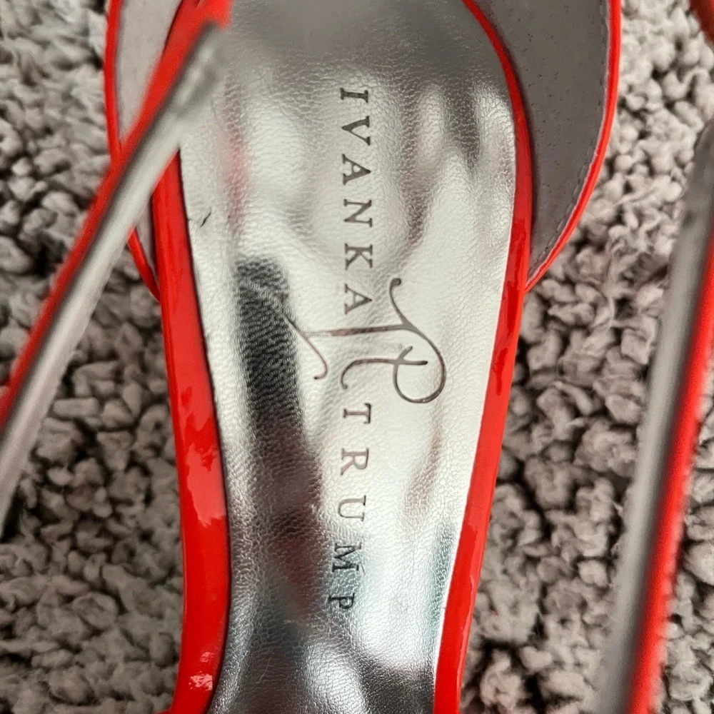 Ivanka Trump Orange heels women’s 9.5
